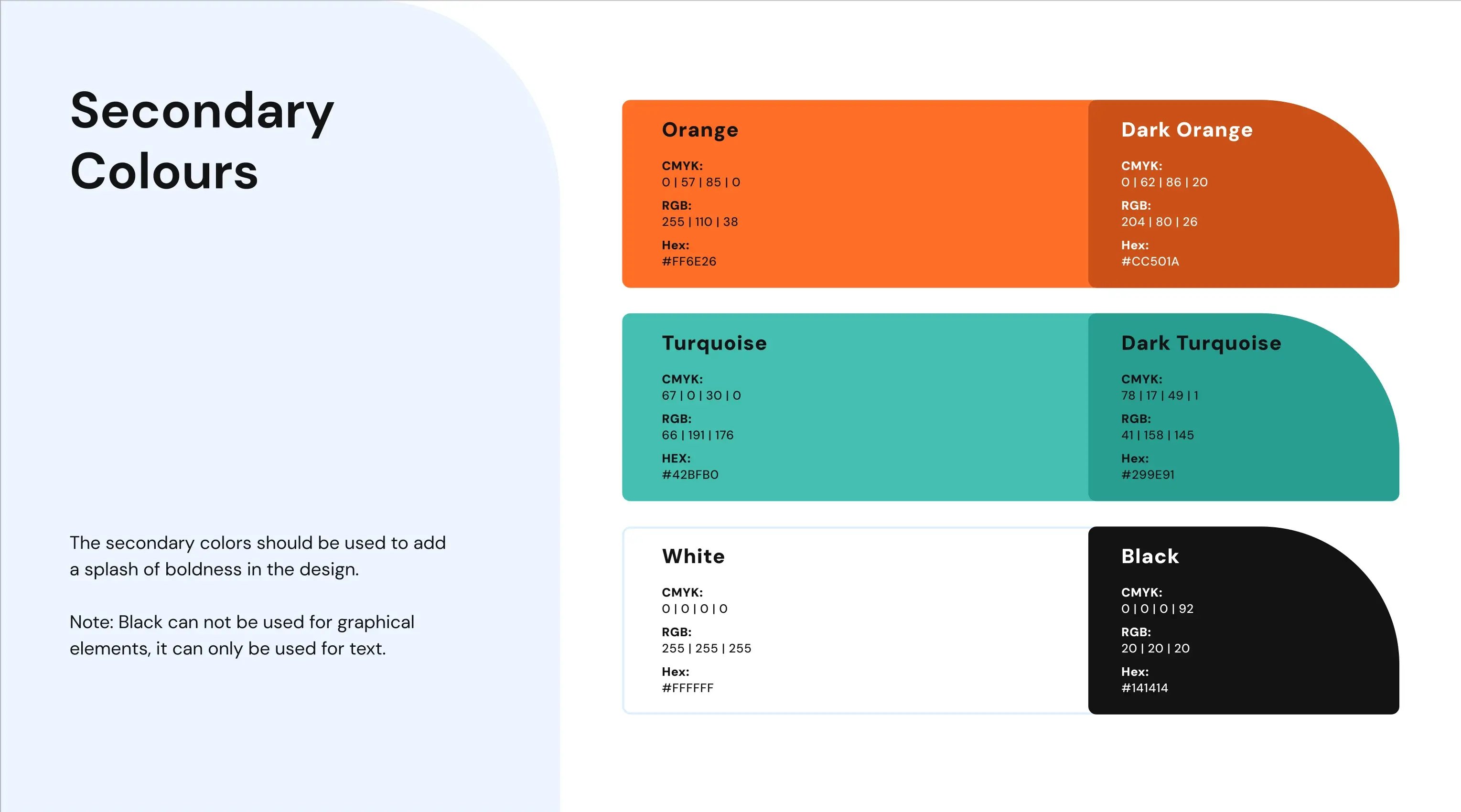 InSchool Secondary Colours