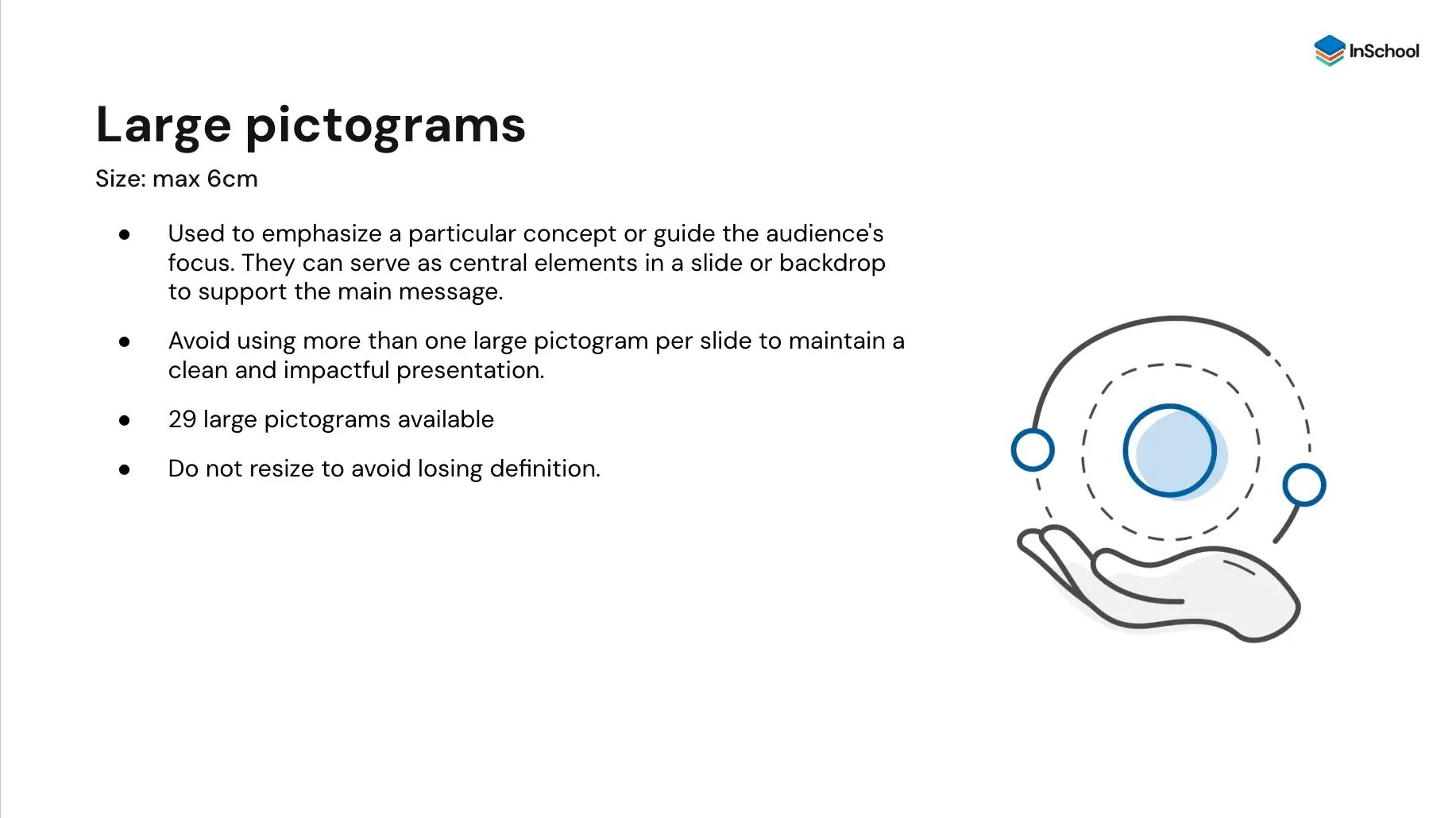 InSchool Large Pictograms