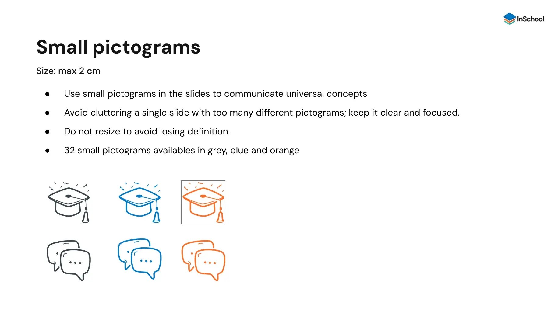 InSchool Small Pictograms